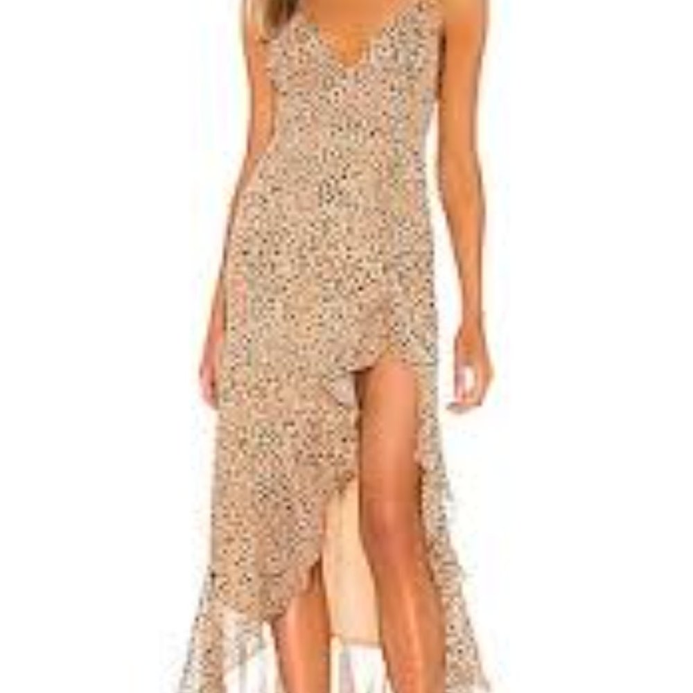 Majorelle Loreto Dress: Natural Leopard - Picture 4 of 4